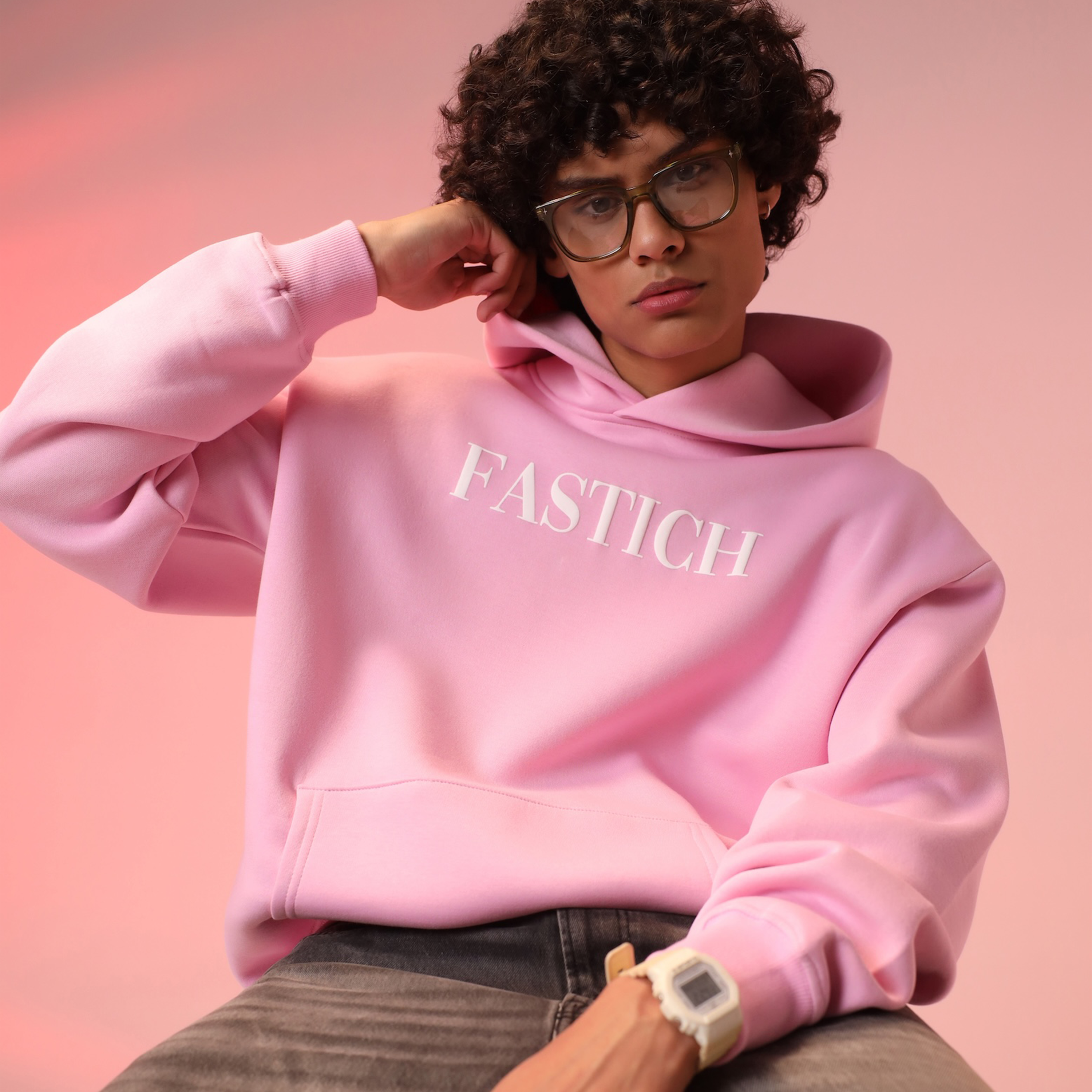 SECONDS HOODIE PINK